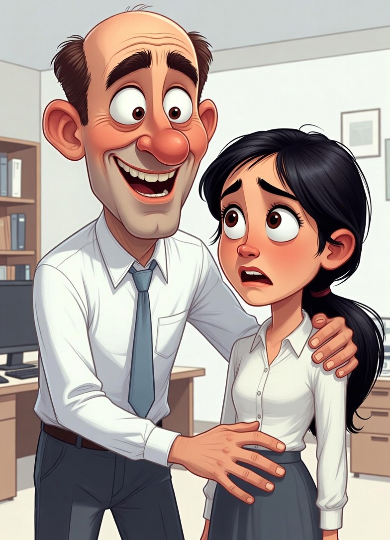 Ilustrasi Kekerasan Guru atau Dosen terhadap Murid Perempuan atau Siswi atau Mahasiswi