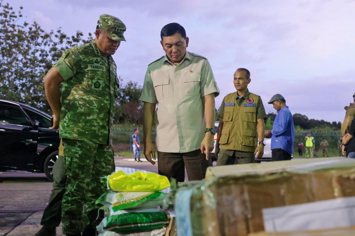 Sjafrie Sjamsoeddin Tinjau Posko Terpadu Bencana di Aceh