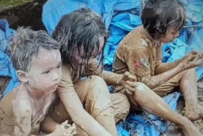 Anak Korban bencana banjir dan longsor di Sumatera
