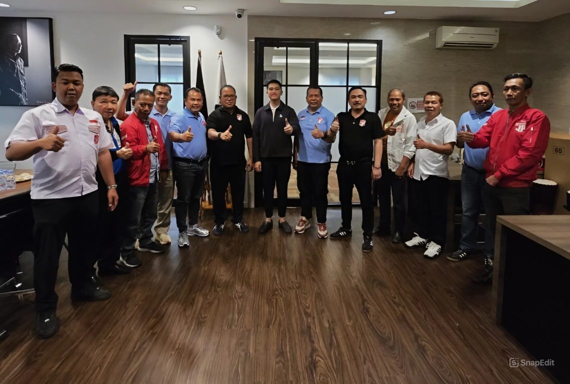 Pengurus Bara JP berkunjung ke Kantor PSI di Jakarta Pusat