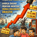 Harga Minyak Mentah melonjak drastis
