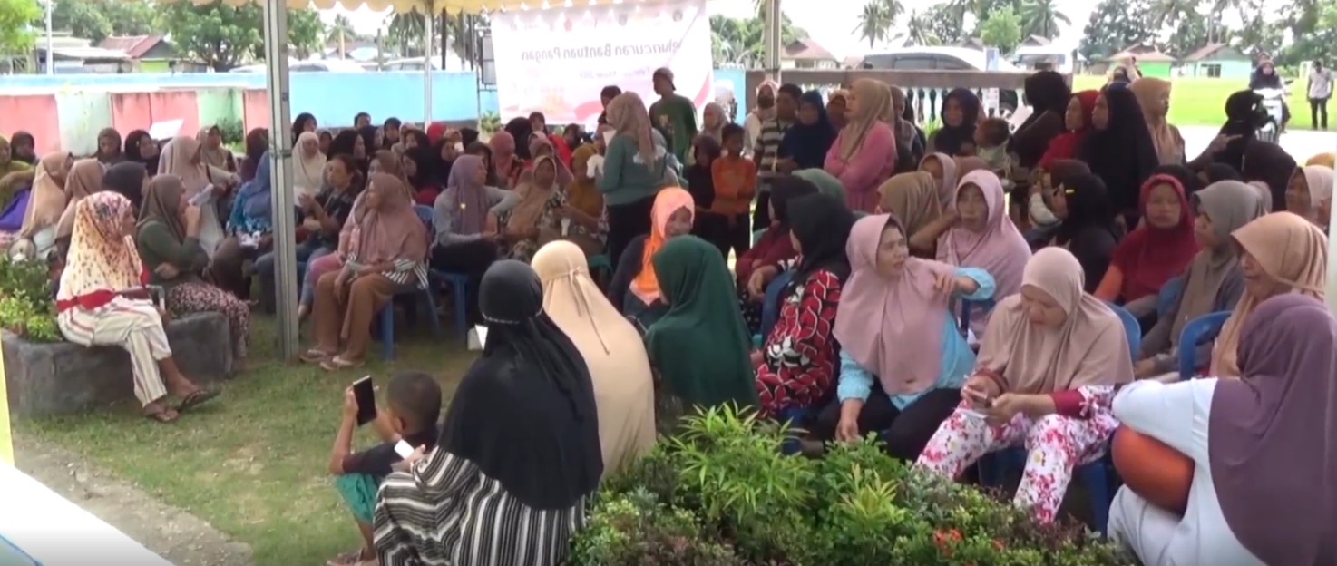 Warga Penerima Bantuan Pangan di Kota Kendari