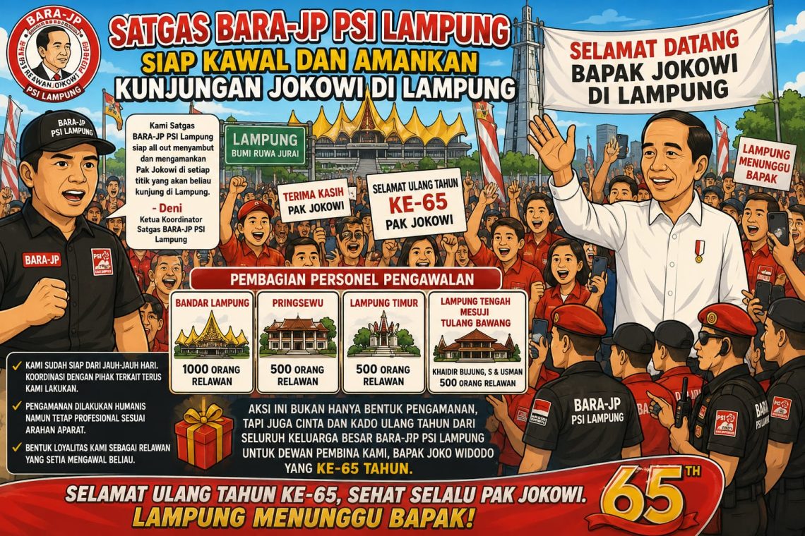 Ilustrasi Kesiapan Bara JP Partai Solidasitas Indonesia PSI di Lampung