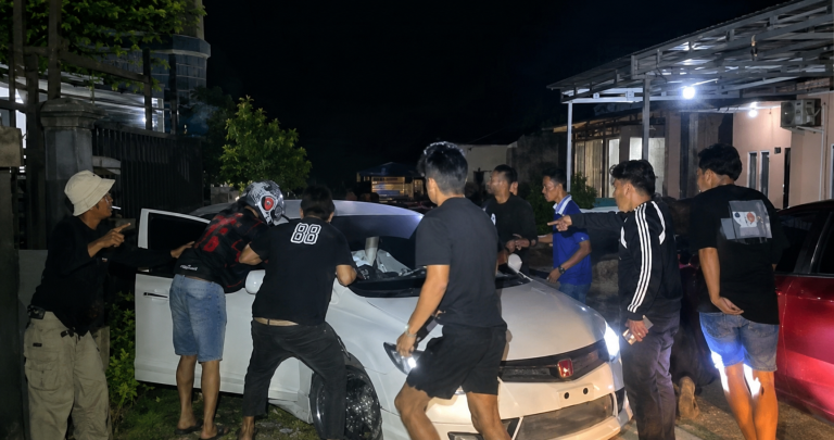 Mobil Bandar Narkotika Sabu dikepung Polisi di Poasia Kendari