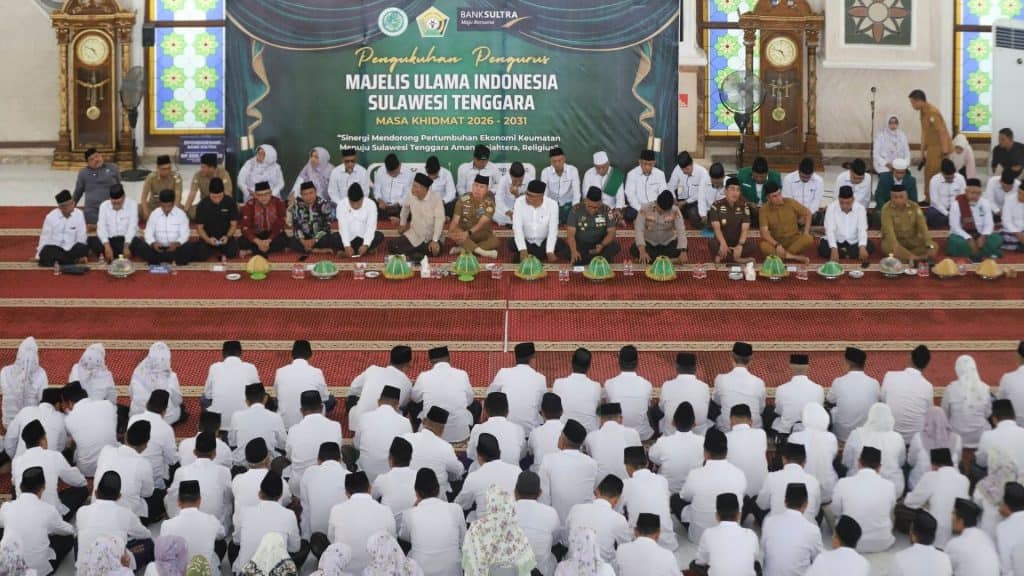 Pengukuhan Pengurus MUI Sulawesi Tenggara di Mesjid Al Kautsar Kendari