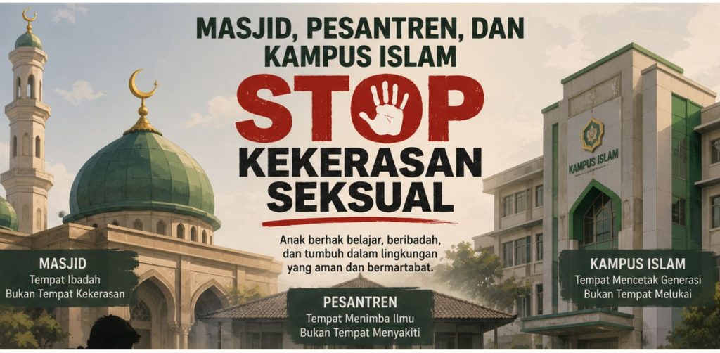Stop Kekerasan Seksual di Mesjid, Pesantren, Kampus Islam di Sualwesi Tenggara